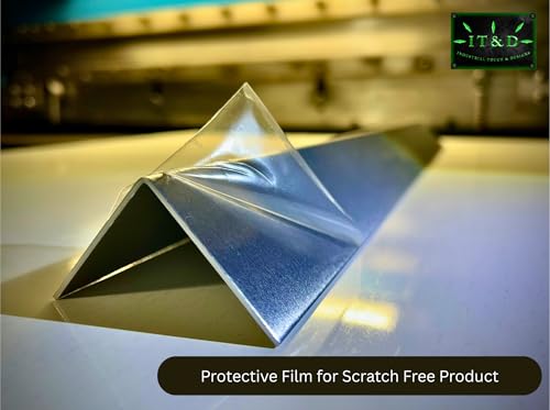 2" x 2" x 46" Aluminum Mill Finish Outer Angle Wall Edge Corner Guard Protector (Heavy Duty .063 16 Gauge Thickness) - size: 2" x 2" x 46" (1 piece)