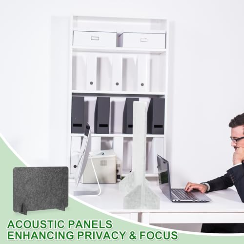 PATIKIL Desk Dividers 24" x 16",with 2Pcs Support Feet, Dark Gray Style A - color: Dark Gray Style a, size: 24" x 16"
