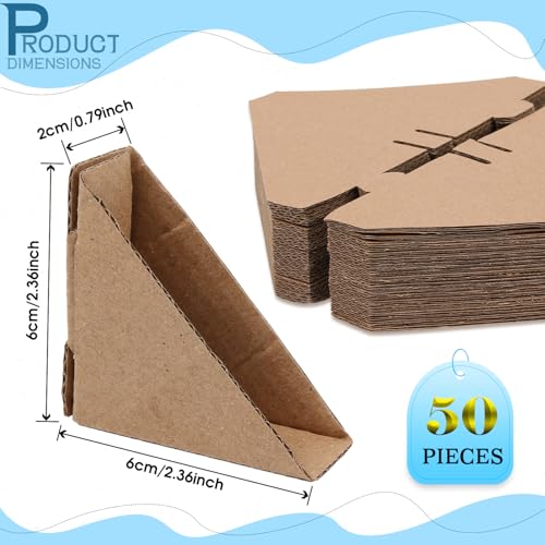 50 Pack Cardboard Corner Protectors 2.36" Side Length 0.78" ID - size: 2.36"×0.78"