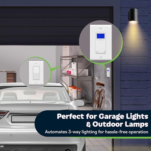 TOPGREENER Programmable Digital Astronomic Timer Switch, Neutral, UL Listed - color: White, size: New Version
