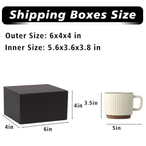 Black Shipping Boxes 6x4x4, 30 Pack Small Mailer & Packaging Boxes for Small Business, Heavy Duty Corrugated Cardboard, Ideal for Shipping & Packaging - color: Black, size: 6x4x4