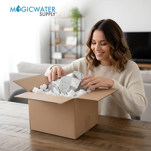 MagicWater Packing Peanuts for Shipping - White - S Shaped - .25 Cu Ft - size: 1/4 Cu Ft