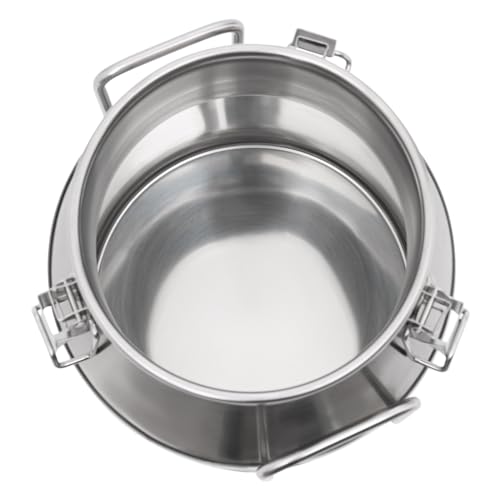0.03 inchThickened Stainless Steel Milk Can Large Liquid Container Storage,Stainless Steel Milk Bucket With Sealing Lid and Carry Handle,for Wine, Oil Storage Transport (10L/ 2.6 Gal) - size: 10L/ 2.6 Gal