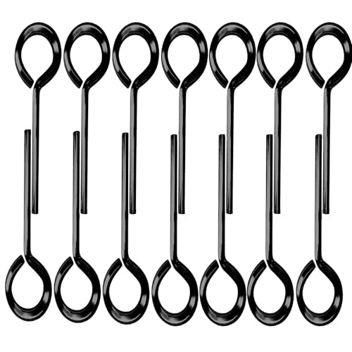 1/8 inch Hex Dogging Key, Black, 12 Pcs - color: Black, size: 1/8