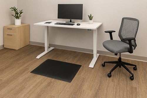 Guardian 24020301DIAM Soft Step Supreme Anti-Fatigue Floor Mat, Diamond, Vinyl, 2'x3', Black - size: 36"L x 24"W x 0.6"Th