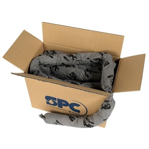 Brady AW430 3"" x 4' Multi-Purpose Spill Containment Absorbent Soc - 30 ct", gray