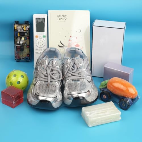 PVC Shrink Wrap Bags 11x18 Inches 100Pcs Heat Shrink Wrap Bags is Used to Store Wrap Embellished, Gift Baskets, Shoes, Jars, Industrial Grade Shrink Wrap Bags Transparent - size: 11x18 Inch