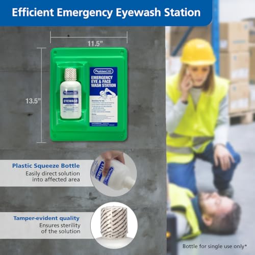 Spill Magic PhysiciansCare Eyewash Green Single- 16 oz. (Pack of 2) - size: 1 Count (Pack of 2)