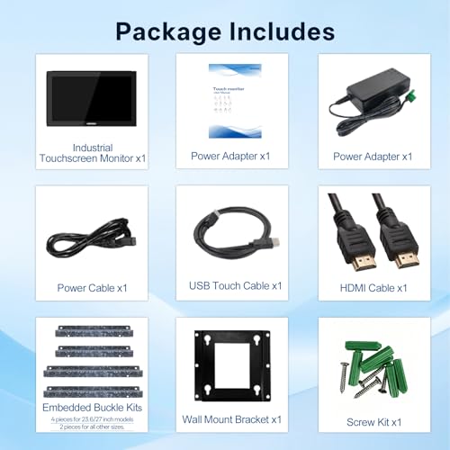 15 Inch IP65 Industrial Touchscreen,1024×768 Open Frame Monitor - size: 15 inch(Square Screen)