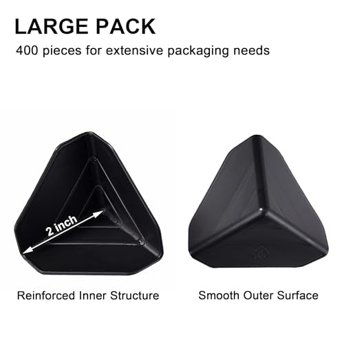400 Pcs Box Corner Protector for Shipping, 2"x2"x2" - size: 2"x2"x2"