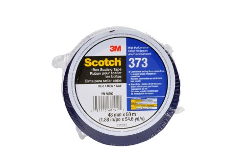 Scotch Box Sealing Tape 373, Blue, 48 mm x 50 m
