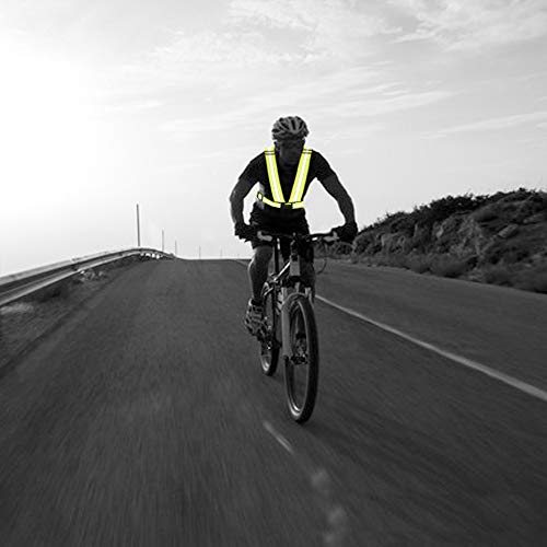AYKRM 9 color High Visibility Reflective Vest Running Gear High Vis Adjustable Safety Vest - color: Blue