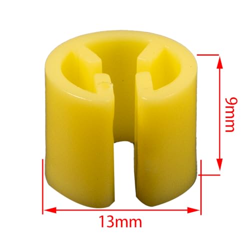 100pcs 3.5mm Plastic Clothes Hangers - Blank Marker for Retail, Laundry & Closet Organization (Bulk Set, Color Coding), Yellow - color: Yellow