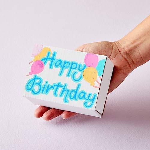 Stockroom Plus Mailing Box - 50 Pack, White, 4 x 3 x 2 Inch Corrugated Cardboard - Foldable Business Card Boxes & Mailers for Storage, Transit & Moving - size: one-size