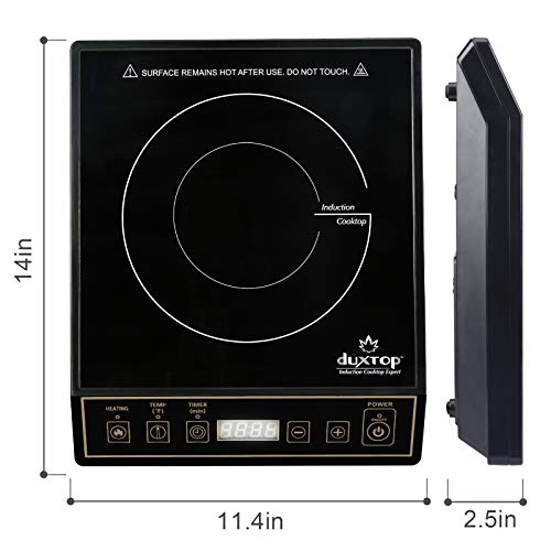 Duxtop 1800W Portable Induction Cooktop Countertop Burner, Gold 9120MC - color: Gold