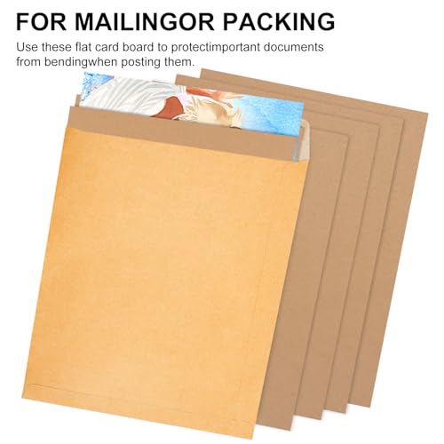 100 Pack 11"x 14" Corrugated Cardboard Sheets, Flat Cardboard Layer Pads 2 mm Thickness, Flexible Packaging Inserts for Shipping, Mailing, and Crafts, by IHDYPPEW - size: 100 Pack 11"x 14" brown