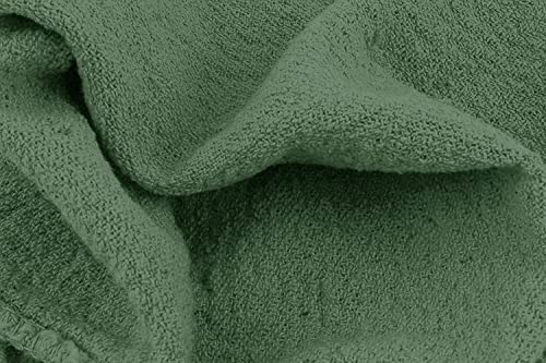Avalon Towels Cotton Shop Rags – (Pack of 50) Size 12x14 Inches Cleaning Rags – Absorbent Shop Towels and Multipurpose Cleaning Towels for Automobiles, Industries, Garage and Homes (Green) - color: Green, size: 12x14 Inch (Pack of 50)