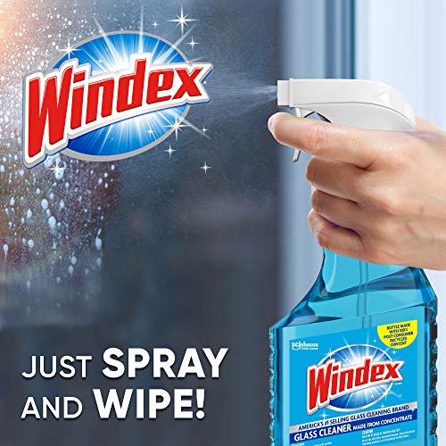 Windex Glass Cleaner Concentrate, Two 2.9 Ounce Concentrated Refill Bottles