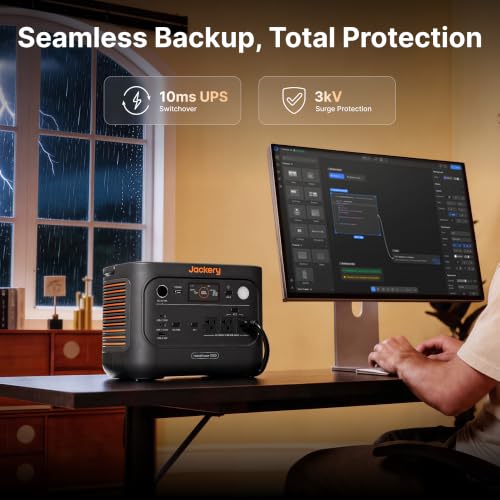 Jackery HomePower 1000 v2 Solar Generator and 200W Solar Panel,1024Wh,1500W - style: HP1000v2+200W