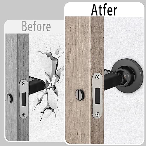 Door Stops for Wall Protector, Door Knob Wall Shield, Black Door Bumper for Slamming, Door Handle Stopper, Wall Hole Cover 3PCS - size: 3 PCS