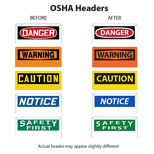 AccuformNMC MGNF956VP Plastic Safety Sign, "Think Safety First"
