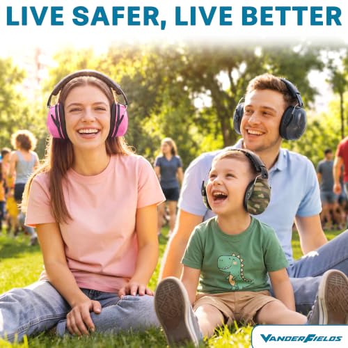 Kids Noise Canceling Headphones - 31 dB (2K Hz) - Ear Protection Earmuffs - color: Camouflage