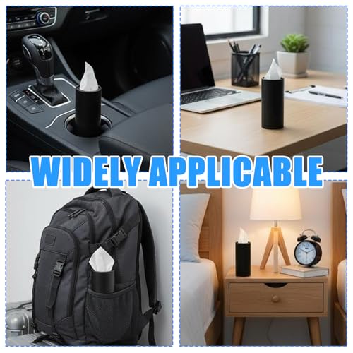 Cylinder Car Tissue Holder,Minimalist Pull Out Car Tissues Cylinder Each