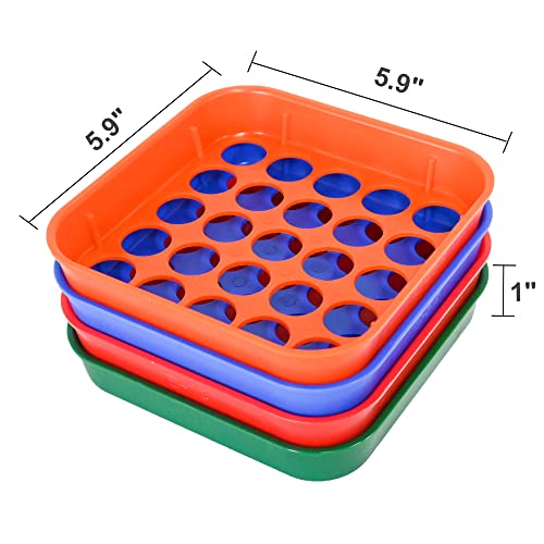 ESSENTIAL Coin Sorters Tray, 4 Color-Coded Coin Sorting Tray