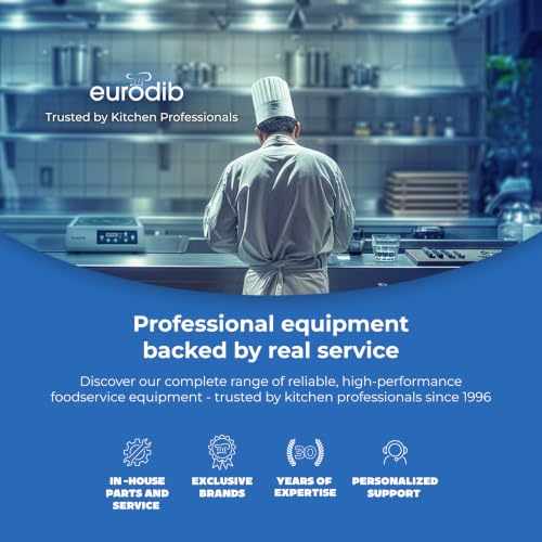 eurodib Commercial Induction Cooktop, 1800W Single Burner, Touch C – CI1800