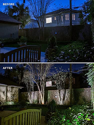 TerraVista 16W Zero Glare Outdoor Security Flood Light Backyard Lights, 1PK