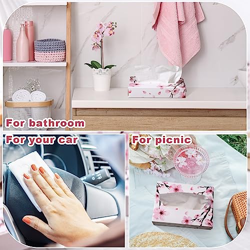 Yinder 24 Pcs Small Tissue Cube Box 960 Sheets for Classroom, Cherry - style: Cherry