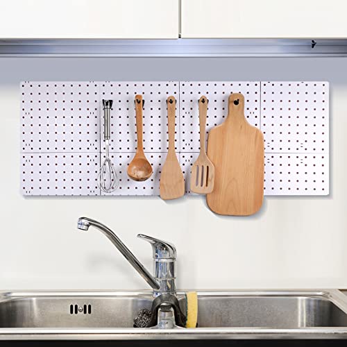 Unittype 100 Pack Plastic Pegboard Hooks, 4 Inch, Black