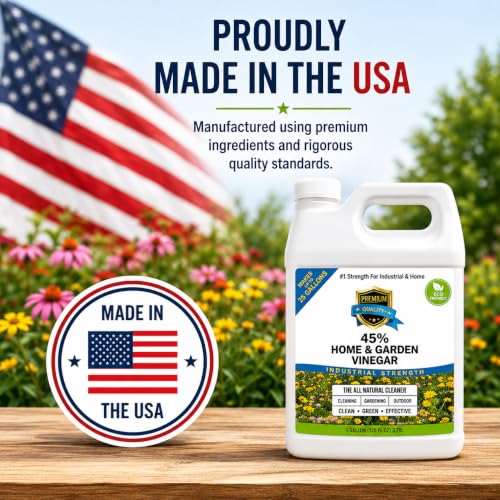 45% Vinegar Industrial Strength (Case of 2 - 320 Oz Gallon Refills) - size: 320 Fl Oz (Pack of 2), style: Refill (No Sprayer)