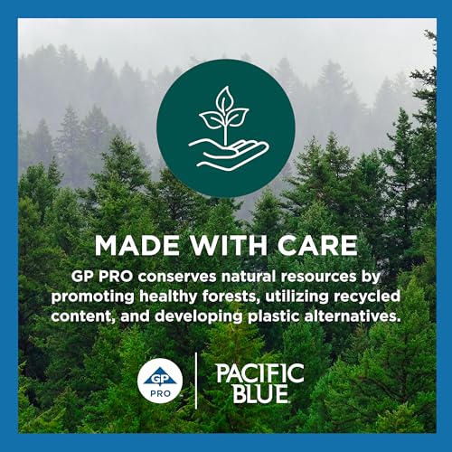 Pacific Blue Basic by Georgia-Pacific PRO Recycled Hardwound Paper Towel Rolls, Brown, 800 Feet Per Roll, 6 Rolls Per Case, 26301 - style: 6 Rolls