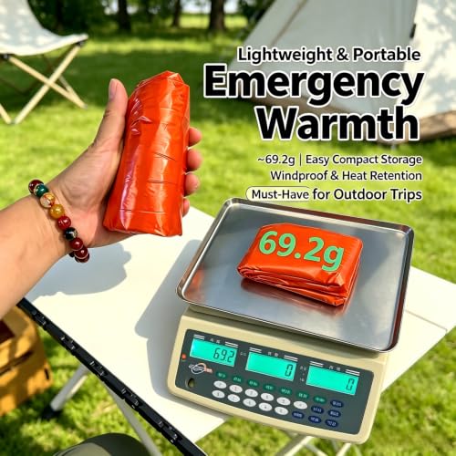 3-Pack Hooded Mylar Emergency Poncho