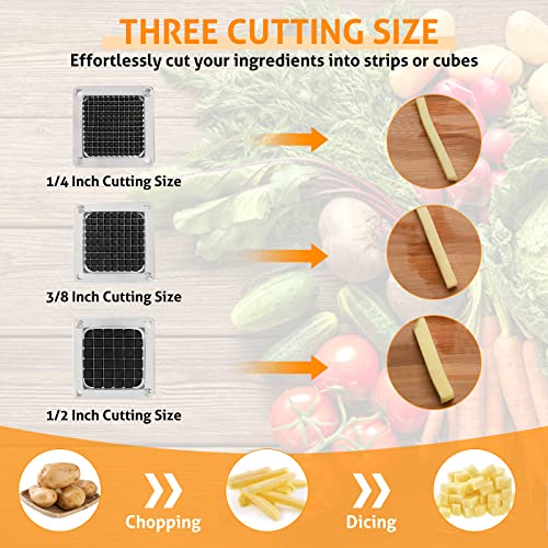 WICHEMI Chopper Blade 3/8" Commercial Vegetable Dicer Blades Replacement - size: 3/8"