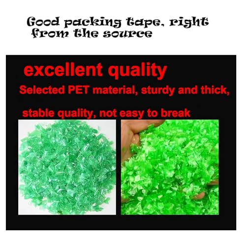 Packaging Strapping Banding PET Pallet Srapping Roll 1000ft x 5/8" x 0.035" - color: Green