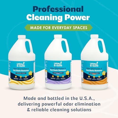 Urine B-Gone Enzyme Cleaner for Human, Cat & Dog Urine, Original, 1 Gallon - size: 128 Fl Oz (Pack of 1)