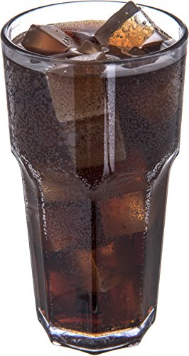 Carlisle FoodService Products Louis Tall Tumbler for Restaurants, Catering, Kitchens, Plastic, 18 Ounces, Clear - size: 18 Ounces, style: 1 Pack