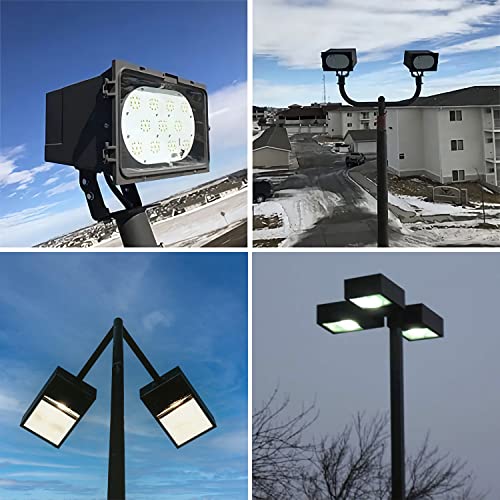 OSTEK 150W LED Shoebox Retrofit Kit – 20,250LM 5000K, E39 Mogul Base, Replaces 600W MH/HPS/HID Bulbs, LED Retrofit Light for Parking Lots, Tennis Courts & Street Lighting
