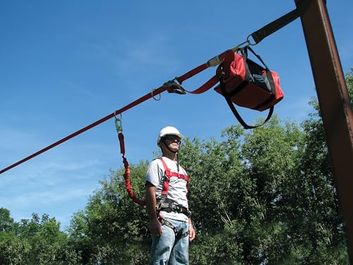 3M Protecta Temporary Horizontal Lifeline System No Anchors, Web, 60 ft - style: System W/ Bag