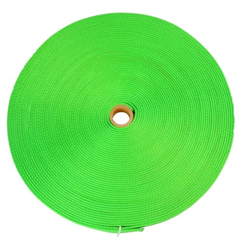 SEPEAK 1 inch Nylon Tubular Webbing UIAA Certified,1pc,Green,30 Yard - color: Green, size: 1 inch x 30 yard
