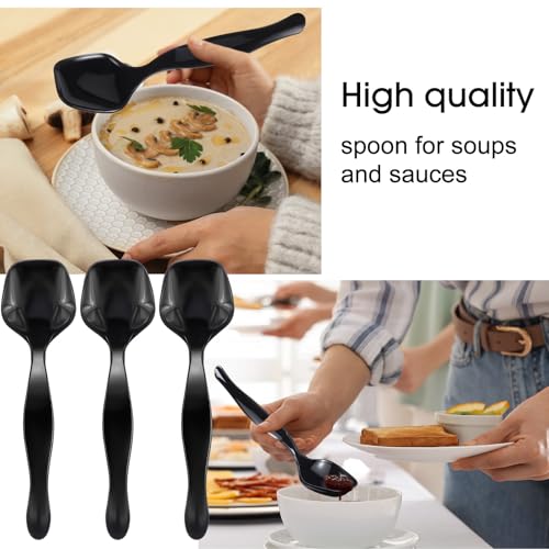 Patelai 48 Pcs Plastic Serving Utensils Disposable Serving Spoon Fork Tong
