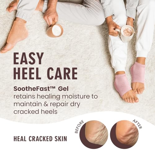 Dr. Frederick's Original Fuzzy Heel Socks (Peach Fuzz) - color: Peach Fuzz