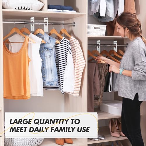 Blulu 25 Pack Closet Rack Dividers Rectangular with Marker Pen, Transparent - color: transparent