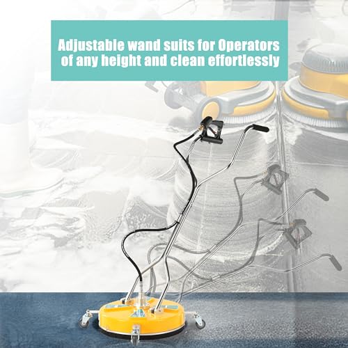 RIDGE WASHER 20'' Pressure Washer Surface Cleaner, with Dual Handle - size: 20" Pressure Washer Surface Cleaner
