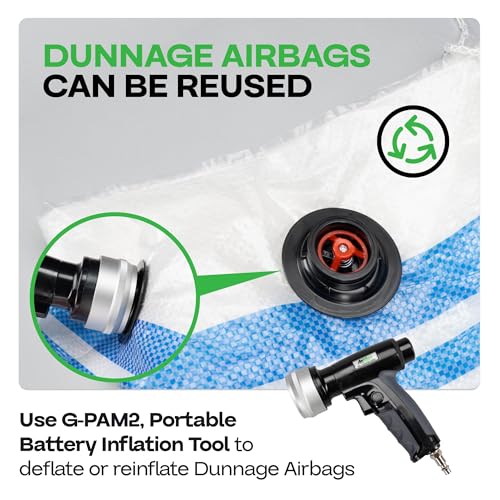 Dunnage Airbags 36" x 72", Pack of 10 - USA-Made Woven PP Dunnage Bags - size: 36" X 72" Bag