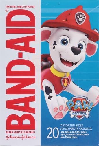 Band-Aid Adhesive Bandages, 20 ct (Pack of 2) | Nickelodeon PAW Patrol | First Aid | Assorted - size: 20 Count (Pack of 2), style: Paw Patrol