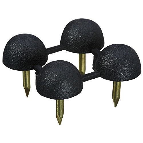National Hardware N225-391 V1705 Bumpers in Black, 4 Pack - size: 3/8 Inch