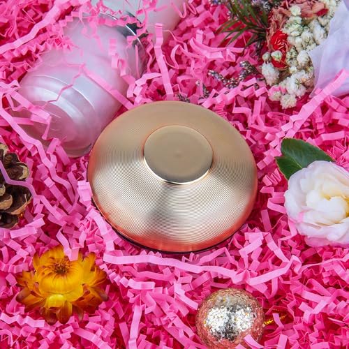 Caleihd 1/2 LB Crinkle Cut Paper Shredded Filler Paper for Gift Baskets Gift Box Confetti Shreds Decoration Stuffing for Birthday, Weddings, Anniversaries, Christmas Wrapping Pink - color: Pink